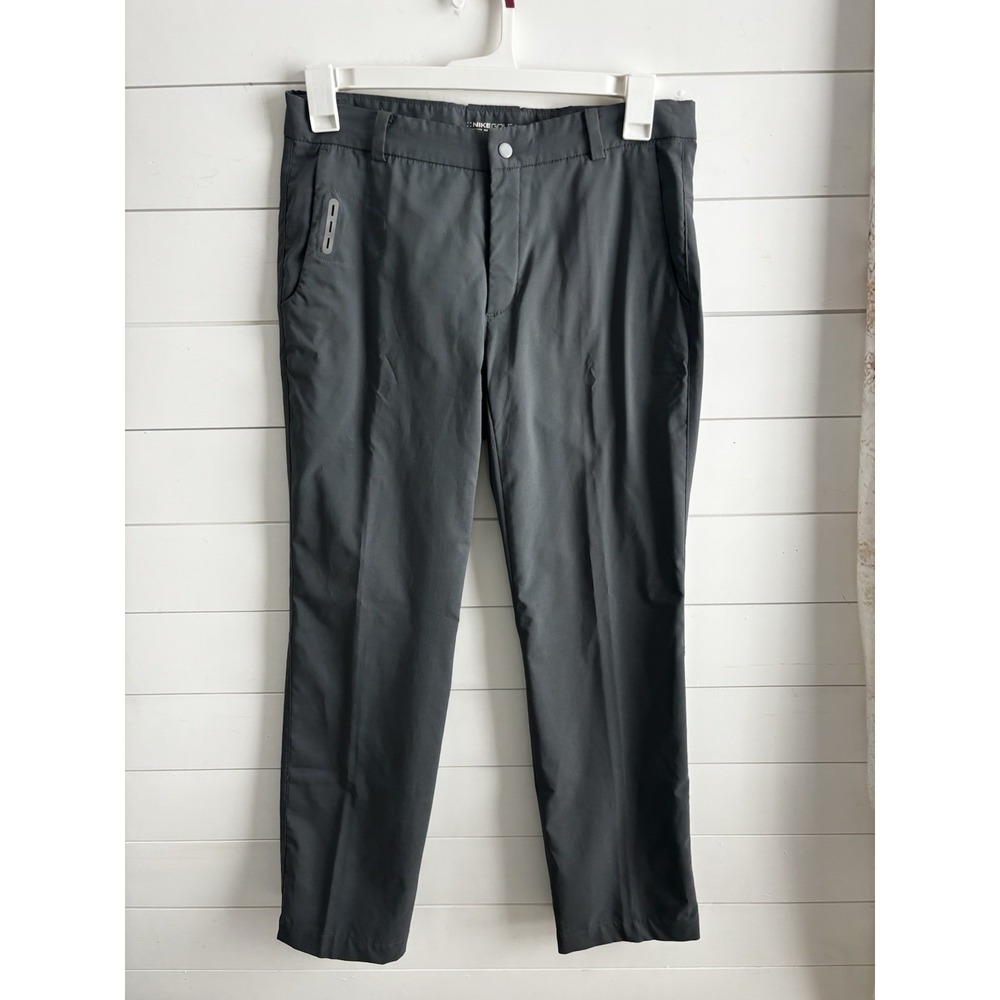 Nike Golf Tour Performance Pants Mens Size 32x32 Gray‎ Dri-Fit Tech Stretch 0556